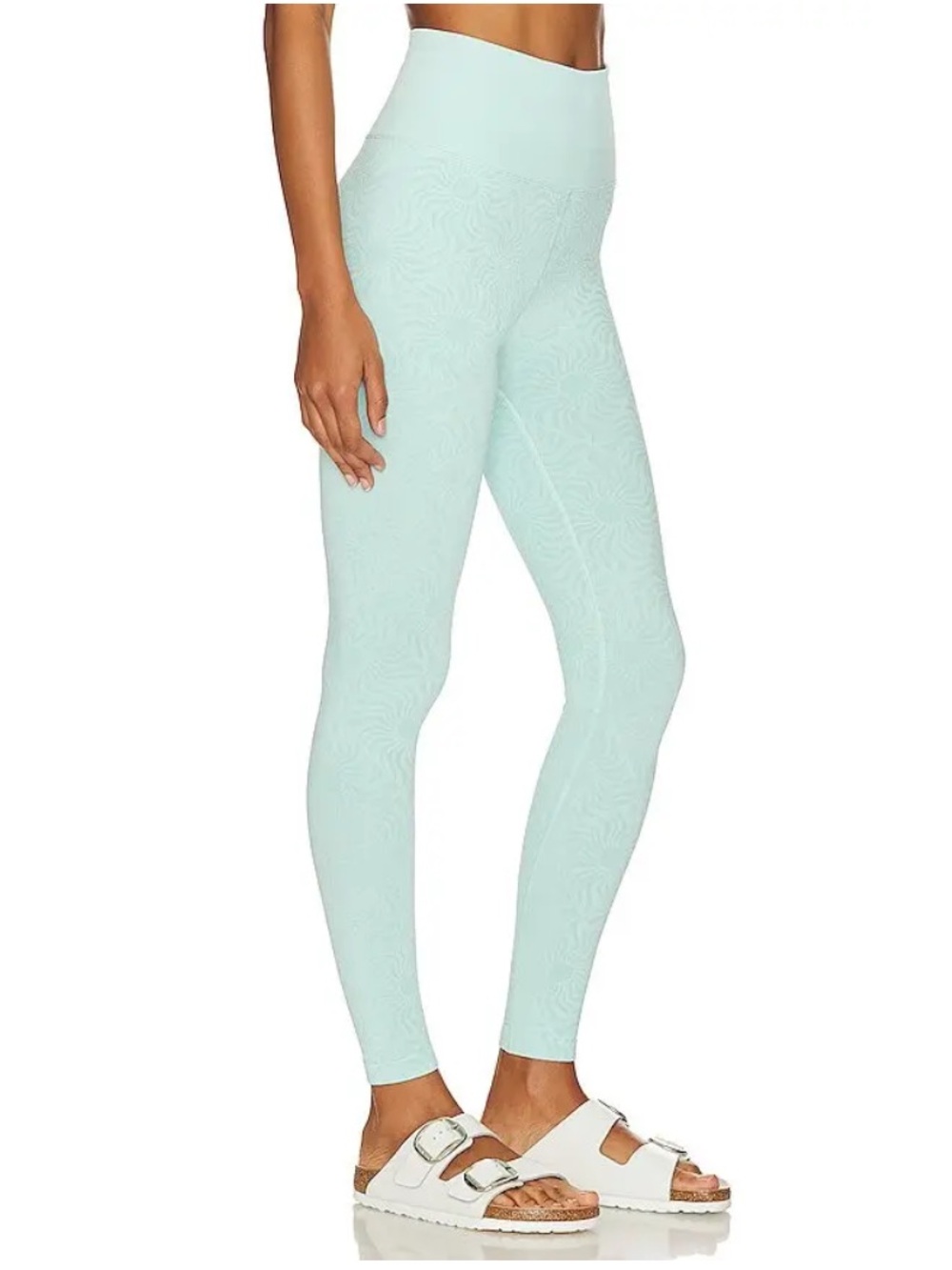Spiritual Gangster Light Mint Green High-Rise Leggings - Picture 3 of 7